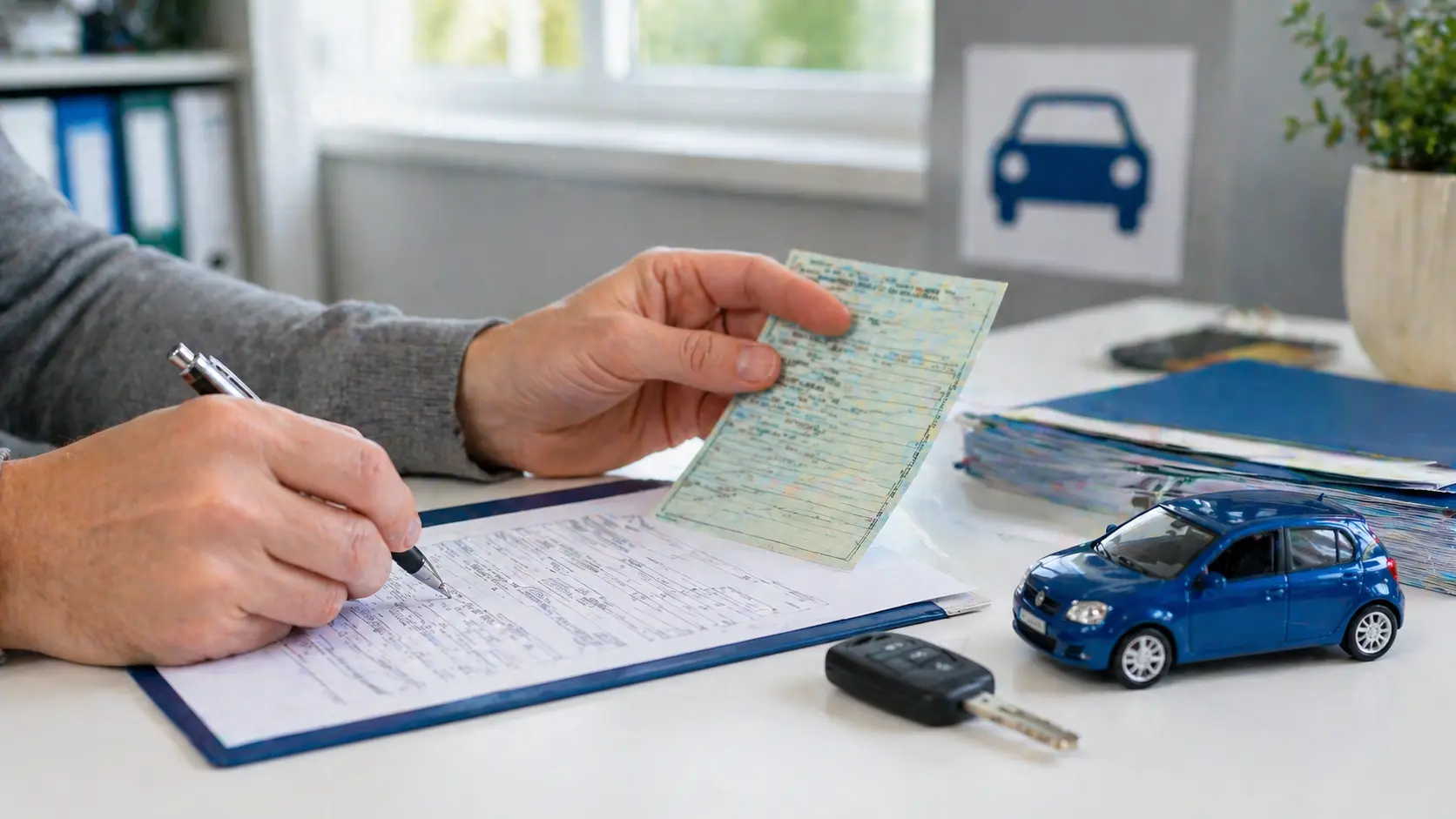 Fahrzeugpapiere für die KFZ-Ummeldung nach dem Umzug